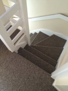 stairs carpet dk beige   